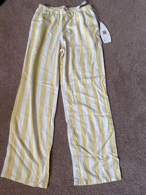 Cali1850 yellow stripe pants
